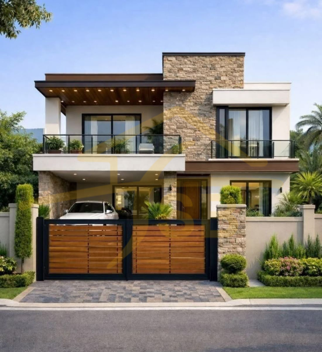 Small House Front Design in Pakistan